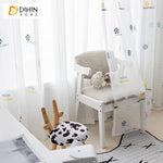 DIHIN HOME Cartoon Ball Sports Style Embroidered,Sheer Curtain, Grommet Window Curtain for Living Room ,52x63-inch,1 Panel Roman Shades Curtains Window Blinds custom curtains blackout curtains curtains for living room sheer curtains curtain fabric linen curtains kitchen curtains velvet curtains pinch pleat curtains bay window curtains outdoor curtains pleated curtains floral curtains dining room curtains kitchen valances drapes for bedroom patio curtains nursery curtains grommet curtains