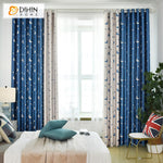 DIHIN HOME Cartoon Blue and White Stars Jacquard,Blackout Grommet Window Curtain for Living Room,1 Panel Roman Shades Curtains Window Blinds custom curtains blackout curtains curtains for living room sheer curtains curtain fabric linen curtains kitchen curtains velvet curtains pinch pleat curtains bay window curtains outdoor curtains pleated curtains floral curtains dining room curtains kitchen valances drapes for bedroom patio curtains nursery curtains grommet curtains