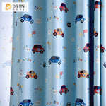 DIHIN HOME Cartoon Blue Cars Printed,Blackout Grommet Window Curtain for Living Room,1 Panel Roman Shades Curtains Window Blinds custom curtains blackout curtains curtains for living room sheer curtains curtain fabric linen curtains kitchen curtains velvet curtains pinch pleat curtains bay window curtains outdoor curtains pleated curtains floral curtains dining room curtains kitchen valances drapes for bedroom patio curtains nursery curtains grommet curtains