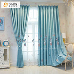 DIHIN HOME Cartoon Blue Color Astronaut Embroidered,Blackout Grommet Window Curtain for Living Room ,52x63-inch,1 Panel Roman Shades Curtains Window Blinds custom curtains blackout curtains curtains for living room sheer curtains curtain fabric linen curtains kitchen curtains velvet curtains pinch pleat curtains bay window curtains outdoor curtains pleated curtains floral curtains dining room curtains kitchen valances drapes for bedroom patio curtains nursery curtains grommet curtains
