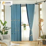DIHIN HOME Cartoon Blue Color Spliced Curtains，Blackout Grommet Window Curtain for Living Room ,52x63-inch,1 Panel Roman Shades Curtains Window Blinds custom curtains blackout curtains curtains for living room sheer curtains curtain fabric linen curtains kitchen curtains velvet curtains pinch pleat curtains bay window curtains outdoor curtains pleated curtains floral curtains dining room curtains kitchen valances drapes for bedroom patio curtains nursery curtains grommet curtains