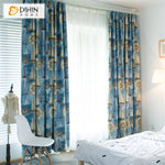 DIHIN HOME Cartoon Blue Fabric Sailing Boat Printed,Blackout Grommet Window Curtain for Living Room ,52x63-inch,1 Panel Roman Shades Curtains Window Blinds custom curtains blackout curtains curtains for living room sheer curtains curtain fabric linen curtains kitchen curtains velvet curtains pinch pleat curtains bay window curtains outdoor curtains pleated curtains floral curtains dining room curtains kitchen valances drapes for bedroom patio curtains nursery curtains grommet curtains