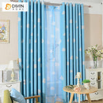 DIHIN HOME Cartoon Blue Fabric White Clouds Printed,Blackout Grommet Window Curtain for Living Room,1 Panel Roman Shades Curtains Window Blinds custom curtains blackout curtains curtains for living room sheer curtains curtain fabric linen curtains kitchen curtains velvet curtains pinch pleat curtains bay window curtains outdoor curtains pleated curtains floral curtains dining room curtains kitchen valances drapes for bedroom patio curtains nursery curtains grommet curtains