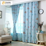 DIHIN HOME Cartoon Blue Owls Printed,Blackout Grommet Window Curtain for Living Room,1 Panel Roman Shades Curtains Window Blinds custom curtains blackout curtains curtains for living room sheer curtains curtain fabric linen curtains kitchen curtains velvet curtains pinch pleat curtains bay window curtains outdoor curtains pleated curtains floral curtains dining room curtains kitchen valances drapes for bedroom patio curtains nursery curtains grommet curtains