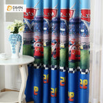 DIHIN HOME Cartoon Cars Blue Printed，Blackout Grommet Window Curtain for Living Room ,52x63-inch,1 Panel Roman Shades Curtains Window Blinds custom curtains blackout curtains curtains for living room sheer curtains curtain fabric linen curtains kitchen curtains velvet curtains pinch pleat curtains bay window curtains outdoor curtains pleated curtains floral curtains dining room curtains kitchen valances drapes for bedroom patio curtains nursery curtains grommet curtains
