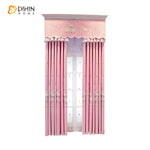 DIHIN HOME Cartoon Children Embroidered Pink Valance,Blackout Curtains Grommet Window Curtain for Living Room ,52x84-inch,1 Panel Roman Shades Curtains Window Blinds custom curtains blackout curtains curtains for living room sheer curtains curtain fabric linen curtains kitchen curtains velvet curtains pinch pleat curtains bay window curtains outdoor curtains pleated curtains floral curtains dining room curtains kitchen valances drapes for bedroom patio curtains nursery curtains grommet curtains