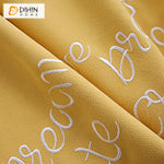 DIHIN HOME Cartoon Children Embroidered Yellow Valance,Blackout Curtains Grommet Window Curtain for Living Room ,52x84-inch,1 Panel Roman Shades Curtains Window Blinds custom curtains blackout curtains curtains for living room sheer curtains curtain fabric linen curtains kitchen curtains velvet curtains pinch pleat curtains bay window curtains outdoor curtains pleated curtains floral curtains dining room curtains kitchen valances drapes for bedroom patio curtains nursery curtains grommet curtains