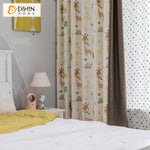 DIHIN HOME Cartoon Children Room Lovely Deer Printed,Blackout Grommet Window Curtain for Living Room ,52x63-inch,1 Panel Roman Shades Curtains Window Blinds custom curtains blackout curtains curtains for living room sheer curtains curtain fabric linen curtains kitchen curtains velvet curtains pinch pleat curtains bay window curtains outdoor curtains pleated curtains floral curtains dining room curtains kitchen valances drapes for bedroom patio curtains nursery curtains grommet curtains