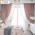 DIHIN HOME Cartoon Children Room Pink Color,Blackout Grommet Window Curtain for Living Room ,52x63-inch,1 Panel Roman Shades Curtains Window Blinds custom curtains blackout curtains curtains for living room sheer curtains curtain fabric linen curtains kitchen curtains velvet curtains pinch pleat curtains bay window curtains outdoor curtains pleated curtains floral curtains dining room curtains kitchen valances drapes for bedroom patio curtains nursery curtains grommet curtains