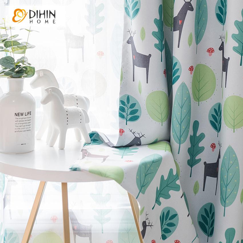 DIHIN HOME Cartoon Children Room Printed Curtain ,Blackout Grommet Window Curtain for Living Room ,52x63-inch,1 Panel Roman Shades Curtains Window Blinds custom curtains blackout curtains curtains for living room sheer curtains curtain fabric linen curtains kitchen curtains velvet curtains pinch pleat curtains bay window curtains outdoor curtains pleated curtains floral curtains dining room curtains kitchen valances drapes for bedroom patio curtains nursery curtains grommet curtains