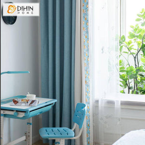 DIHIN HOME Cartoon Children Spliced Curtain With Lace,Blackout Grommet Window Curtain for Living Room ,52x63-inch,1 Panel Roman Shades Curtains Window Blinds custom curtains blackout curtains curtains for living room sheer curtains curtain fabric linen curtains kitchen curtains velvet curtains pinch pleat curtains bay window curtains outdoor curtains pleated curtains floral curtains dining room curtains kitchen valances drapes for bedroom patio curtains nursery curtains grommet curtains