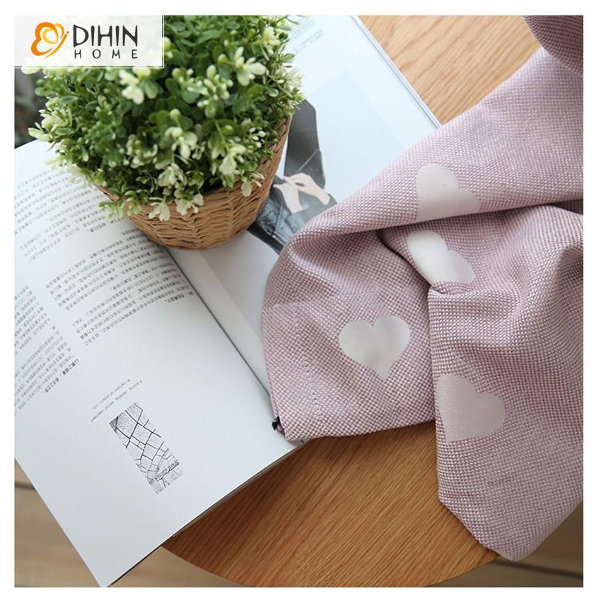 DIHIN HOME Cartoon Chilidren Pink Heart Jacquard,Blackout Grommet Window Curtain for Living Room ,52x63-inch,1 Panel Roman Shades Curtains Window Blinds custom curtains blackout curtains curtains for living room sheer curtains curtain fabric linen curtains kitchen curtains velvet curtains pinch pleat curtains bay window curtains outdoor curtains pleated curtains floral curtains dining room curtains kitchen valances drapes for bedroom patio curtains nursery curtains grommet curtains