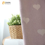 DIHIN HOME Cartoon Chilidren Pink Heart Jacquard,Blackout Grommet Window Curtain for Living Room ,52x63-inch,1 Panel Roman Shades Curtains Window Blinds custom curtains blackout curtains curtains for living room sheer curtains curtain fabric linen curtains kitchen curtains velvet curtains pinch pleat curtains bay window curtains outdoor curtains pleated curtains floral curtains dining room curtains kitchen valances drapes for bedroom patio curtains nursery curtains grommet curtains