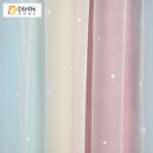 DIHIN HOME Cartoon Colorful Printed Curtains With Lace,Blackout Grommet Window Curtain for Living Room ,52x63-inch,1 Panel Roman Shades Curtains Window Blinds custom curtains blackout curtains curtains for living room sheer curtains curtain fabric linen curtains kitchen curtains velvet curtains pinch pleat curtains bay window curtains outdoor curtains pleated curtains floral curtains dining room curtains kitchen valances drapes for bedroom patio curtains nursery curtains grommet curtains
