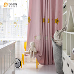 DIHIN HOME Cartoon Dreaming Stars and Pony Embroidered Curtains,Grommet Window Curtain for Living Room ,52x63-inch,1 Panel Roman Shades Curtains Window Blinds custom curtains blackout curtains curtains for living room sheer curtains curtain fabric linen curtains kitchen curtains velvet curtains pinch pleat curtains bay window curtains outdoor curtains pleated curtains floral curtains dining room curtains kitchen valances drapes for bedroom patio curtains nursery curtains grommet curtains