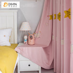 DIHIN HOME Cartoon Dreaming Stars and Pony Embroidered Curtains,Grommet Window Curtain for Living Room ,52x63-inch,1 Panel Roman Shades Curtains Window Blinds custom curtains blackout curtains curtains for living room sheer curtains curtain fabric linen curtains kitchen curtains velvet curtains pinch pleat curtains bay window curtains outdoor curtains pleated curtains floral curtains dining room curtains kitchen valances drapes for bedroom patio curtains nursery curtains grommet curtains