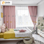 DIHIN HOME Cartoon Dreaming Stars and Pony Embroidered Curtains,Grommet Window Curtain for Living Room ,52x63-inch,1 Panel Roman Shades Curtains Window Blinds custom curtains blackout curtains curtains for living room sheer curtains curtain fabric linen curtains kitchen curtains velvet curtains pinch pleat curtains bay window curtains outdoor curtains pleated curtains floral curtains dining room curtains kitchen valances drapes for bedroom patio curtains nursery curtains grommet curtains