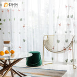 DIHIN HOME Cartoon Embroidered Flamingo Sheer Curtain, Grommet Window Curtain for Living Room ,52x63-inch,1 Panel Roman Shades Curtains Window Blinds custom curtains blackout curtains curtains for living room sheer curtains curtain fabric linen curtains kitchen curtains velvet curtains pinch pleat curtains bay window curtains outdoor curtains pleated curtains floral curtains dining room curtains kitchen valances drapes for bedroom patio curtains nursery curtains grommet curtains