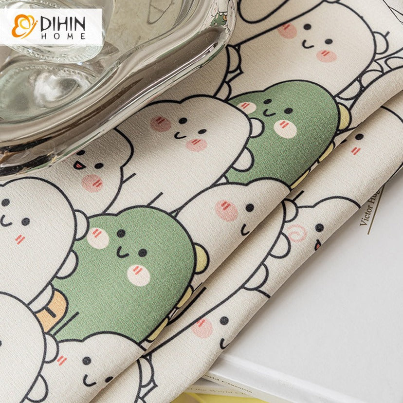 DIHIN HOME Cartoon Fashion Printed,Blackout Grommet Window Curtain for Living Room ,52x63-inch,1 Panel Roman Shades Curtains Window Blinds custom curtains blackout curtains curtains for living room sheer curtains curtain fabric linen curtains kitchen curtains velvet curtains pinch pleat curtains bay window curtains outdoor curtains pleated curtains floral curtains dining room curtains kitchen valances drapes for bedroom patio curtains nursery curtains grommet curtains