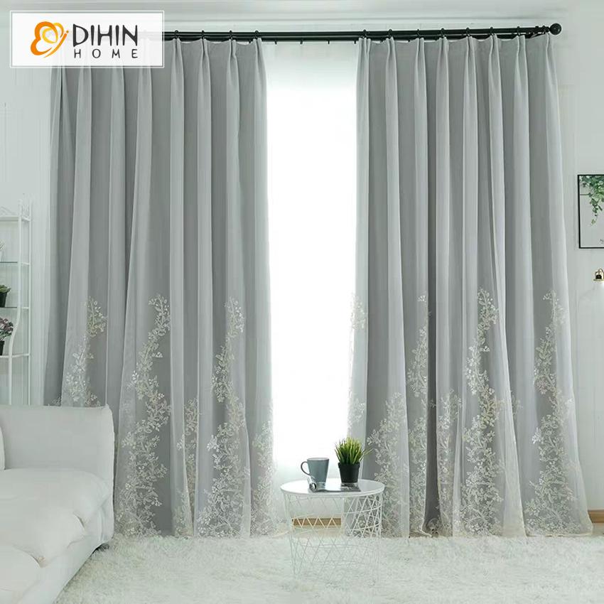 DIHIN HOME Cartoon Grey Color Lace Curtains,Blackout Grommet Window Curtain for Living Room ,52x63-inch,1 Panel Roman Shades Curtains Window Blinds custom curtains blackout curtains curtains for living room sheer curtains curtain fabric linen curtains kitchen curtains velvet curtains pinch pleat curtains bay window curtains outdoor curtains pleated curtains floral curtains dining room curtains kitchen valances drapes for bedroom patio curtains nursery curtains grommet curtains