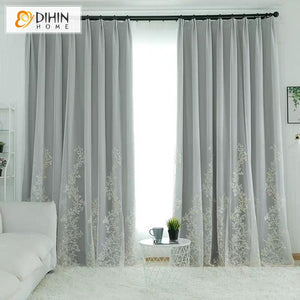 DIHIN HOME Cartoon Grey Color Lace Curtains,Blackout Grommet Window Curtain for Living Room ,52x63-inch,1 Panel Roman Shades Curtains Window Blinds custom curtains blackout curtains curtains for living room sheer curtains curtain fabric linen curtains kitchen curtains velvet curtains pinch pleat curtains bay window curtains outdoor curtains pleated curtains floral curtains dining room curtains kitchen valances drapes for bedroom patio curtains nursery curtains grommet curtains