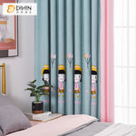 DIHIN HOME Cartoon Little Girls Embroidery Curtain,Blackout Curtains Grommet Window Curtain for Living Room ,52x84-inch,1 Panel Roman Shades Curtains Window Blinds custom curtains blackout curtains curtains for living room sheer curtains curtain fabric linen curtains kitchen curtains velvet curtains pinch pleat curtains bay window curtains outdoor curtains pleated curtains floral curtains dining room curtains kitchen valances drapes for bedroom patio curtains nursery curtains grommet curtains