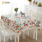 DIHIN HOME Cartoon Little Pony Printed Tablecloth For Rectangle Tables,Custom Washed Linen Tablecloth,Handmade Rectangle Table Cover Roman Shades Curtains Window Blinds custom curtains blackout curtains curtains for living room sheer curtains curtain fabric linen curtains kitchen curtains velvet curtains pinch pleat curtains bay window curtains outdoor curtains pleated curtains floral curtains dining room curtains kitchen valances drapes for bedroom patio curtains nursery curtains grommet curtains