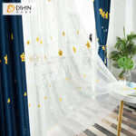 DIHIN HOME Cartoon Lovely Smile Embroidered Curtain ,Blackout Curtains Grommet Window Curtain for Living Room ,52x84-inch,1 Panel Roman Shades Curtains Window Blinds custom curtains blackout curtains curtains for living room sheer curtains curtain fabric linen curtains kitchen curtains velvet curtains pinch pleat curtains bay window curtains outdoor curtains pleated curtains floral curtains dining room curtains kitchen valances drapes for bedroom patio curtains nursery curtains grommet curtains