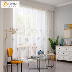 DIHIN HOME Cartoon Mushroom Embroidered Sheer Curtain, Grommet Window Curtain for Living Room ,52x63-inch,1 Panel Roman Shades Curtains Window Blinds custom curtains blackout curtains curtains for living room sheer curtains curtain fabric linen curtains kitchen curtains velvet curtains pinch pleat curtains bay window curtains outdoor curtains pleated curtains floral curtains dining room curtains kitchen valances drapes for bedroom patio curtains nursery curtains grommet curtains