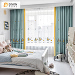 DIHIN HOME Cartoon Ocean Boat Embroidered Curtains,Grommet Window Curtain for Living Room ,52x63-inch,1 Panel Roman Shades Curtains Window Blinds custom curtains blackout curtains curtains for living room sheer curtains curtain fabric linen curtains kitchen curtains velvet curtains pinch pleat curtains bay window curtains outdoor curtains pleated curtains floral curtains dining room curtains kitchen valances drapes for bedroom patio curtains nursery curtains grommet curtains