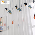 DIHIN HOME Cartoon Pendent Lamp Embroidered,Sheer Curtain,Grommet Window Curtain for Living Room ,52x63-inch,1 Panel Roman Shades Curtains Window Blinds custom curtains blackout curtains curtains for living room sheer curtains curtain fabric linen curtains kitchen curtains velvet curtains pinch pleat curtains bay window curtains outdoor curtains pleated curtains floral curtains dining room curtains kitchen valances drapes for bedroom patio curtains nursery curtains grommet curtains