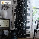 DIHIN HOME Cartoon Piano Printed Curtains With Lace ,Blackout Grommet Window Curtain for Living Room ,52x63-inch,1 Panel Roman Shades Curtains Window Blinds custom curtains blackout curtains curtains for living room sheer curtains curtain fabric linen curtains kitchen curtains velvet curtains pinch pleat curtains bay window curtains outdoor curtains pleated curtains floral curtains dining room curtains kitchen valances drapes for bedroom patio curtains nursery curtains grommet curtains