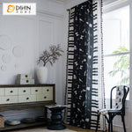 DIHIN HOME Cartoon Piano Printed Curtains With Lace ,Blackout Grommet Window Curtain for Living Room ,52x63-inch,1 Panel Roman Shades Curtains Window Blinds custom curtains blackout curtains curtains for living room sheer curtains curtain fabric linen curtains kitchen curtains velvet curtains pinch pleat curtains bay window curtains outdoor curtains pleated curtains floral curtains dining room curtains kitchen valances drapes for bedroom patio curtains nursery curtains grommet curtains