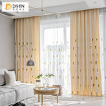 DIHIN HOME Cartoon Pineapple Emboridered,Blackout Grommet Window Curtain for Living Room ,52x63-inch,1 Panel Roman Shades Curtains Window Blinds custom curtains blackout curtains curtains for living room sheer curtains curtain fabric linen curtains kitchen curtains velvet curtains pinch pleat curtains bay window curtains outdoor curtains pleated curtains floral curtains dining room curtains kitchen valances drapes for bedroom patio curtains nursery curtains grommet curtains
