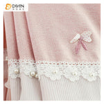 DIHIN HOME Cartoon Pink Bee Pattern Embroidered Curtain ,Blackout Curtains Grommet Window Curtain for Living Room ,52x84-inch,1 Panel Roman Shades Curtains Window Blinds custom curtains blackout curtains curtains for living room sheer curtains curtain fabric linen curtains kitchen curtains velvet curtains pinch pleat curtains bay window curtains outdoor curtains pleated curtains floral curtains dining room curtains kitchen valances drapes for bedroom patio curtains nursery curtains grommet curtains