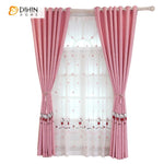DIHIN HOME Cartoon Pink Cat Embroidered,Blackout Grommet Window Curtain for Living Room ,52x63-inch,1 Panel Roman Shades Curtains Window Blinds custom curtains blackout curtains curtains for living room sheer curtains curtain fabric linen curtains kitchen curtains velvet curtains pinch pleat curtains bay window curtains outdoor curtains pleated curtains floral curtains dining room curtains kitchen valances drapes for bedroom patio curtains nursery curtains grommet curtains