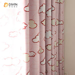 DIHIN HOME Cartoon Pink Clouds Printed,Blackout Grommet Window Curtain for Living Room,1 Panel Roman Shades Curtains Window Blinds custom curtains blackout curtains curtains for living room sheer curtains curtain fabric linen curtains kitchen curtains velvet curtains pinch pleat curtains bay window curtains outdoor curtains pleated curtains floral curtains dining room curtains kitchen valances drapes for bedroom patio curtains nursery curtains grommet curtains