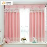 DIHIN HOME Cartoon Pink Color Curtain With Valance,Blackout Curtains Grommet Window Curtain for Living Room ,52x84-inch,1 Panel Roman Shades Curtains Window Blinds custom curtains blackout curtains curtains for living room sheer curtains curtain fabric linen curtains kitchen curtains velvet curtains pinch pleat curtains bay window curtains outdoor curtains pleated curtains floral curtains dining room curtains kitchen valances drapes for bedroom patio curtains nursery curtains grommet curtains