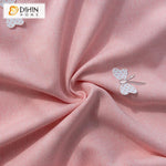 DIHIN HOME Cartoon Pink Little Butterfly Curtains，Blackout Grommet Window Curtain for Living Room ,52x63-inch,1 Panel Roman Shades Curtains Window Blinds custom curtains blackout curtains curtains for living room sheer curtains curtain fabric linen curtains kitchen curtains velvet curtains pinch pleat curtains bay window curtains outdoor curtains pleated curtains floral curtains dining room curtains kitchen valances drapes for bedroom patio curtains nursery curtains grommet curtains