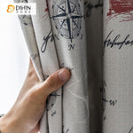 DIHIN HOME Cartoon Sailing Boat Printed,Blackout Grommet Window Curtain for Living Room ,52x63-inch,1 Panel Roman Shades Curtains Window Blinds custom curtains blackout curtains curtains for living room sheer curtains curtain fabric linen curtains kitchen curtains velvet curtains pinch pleat curtains bay window curtains outdoor curtains pleated curtains floral curtains dining room curtains kitchen valances drapes for bedroom patio curtains nursery curtains grommet curtains