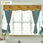 DIHIN HOME Cartoon Sky Boy Embroidered Curtain With Valance,Blackout Curtains Grommet Window Curtain for Living Room ,52x84-inch,1 Panel Roman Shades Curtains Window Blinds custom curtains blackout curtains curtains for living room sheer curtains curtain fabric linen curtains kitchen curtains velvet curtains pinch pleat curtains bay window curtains outdoor curtains pleated curtains floral curtains dining room curtains kitchen valances drapes for bedroom patio curtains nursery curtains grommet curtains