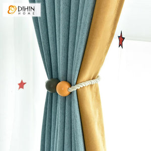 DIHIN HOME Cartoon Sky Boy Embroidered Curtain With Valance,Blackout Curtains Grommet Window Curtain for Living Room ,52x84-inch,1 Panel Roman Shades Curtains Window Blinds custom curtains blackout curtains curtains for living room sheer curtains curtain fabric linen curtains kitchen curtains velvet curtains pinch pleat curtains bay window curtains outdoor curtains pleated curtains floral curtains dining room curtains kitchen valances drapes for bedroom patio curtains nursery curtains grommet curtains