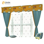 DIHIN HOME Cartoon Sky Boy Embroidered Curtain With Valance,Blackout Curtains Grommet Window Curtain for Living Room ,52x84-inch,1 Panel Roman Shades Curtains Window Blinds custom curtains blackout curtains curtains for living room sheer curtains curtain fabric linen curtains kitchen curtains velvet curtains pinch pleat curtains bay window curtains outdoor curtains pleated curtains floral curtains dining room curtains kitchen valances drapes for bedroom patio curtains nursery curtains grommet curtains
