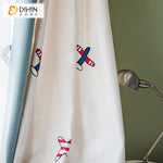 DIHIN HOME Cartoon Small Plane Embroidered Curtain ,Blackout Curtains Grommet Window Curtain for Living Room ,52x84-inch,1 Panel Roman Shades Curtains Window Blinds custom curtains blackout curtains curtains for living room sheer curtains curtain fabric linen curtains kitchen curtains velvet curtains pinch pleat curtains bay window curtains outdoor curtains pleated curtains floral curtains dining room curtains kitchen valances drapes for bedroom patio curtains nursery curtains grommet curtains