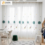 DIHIN HOME Cartoon Space and Rocket Embroidered Day Curtain ,Sheer Curtain, Grommet Window Curtain for Living Room ,52x63-inch,1 Panel Roman Shades Curtains Window Blinds custom curtains blackout curtains curtains for living room sheer curtains curtain fabric linen curtains kitchen curtains velvet curtains pinch pleat curtains bay window curtains outdoor curtains pleated curtains floral curtains dining room curtains kitchen valances drapes for bedroom patio curtains nursery curtains grommet curtains