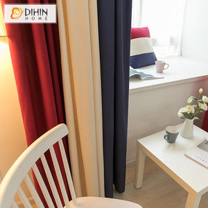 DIHIN HOME Cartoon Stars Striped Curtain With Valance,Blackout Curtains Grommet Window Curtain for Living Room ,52x84-inch,1 Panel Roman Shades Curtains Window Blinds custom curtains blackout curtains curtains for living room sheer curtains curtain fabric linen curtains kitchen curtains velvet curtains pinch pleat curtains bay window curtains outdoor curtains pleated curtains floral curtains dining room curtains kitchen valances drapes for bedroom patio curtains nursery curtains grommet curtains