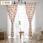 DIHIN HOME Cartoon Strawberry Printed,Blackout Grommet Window Curtain for Living Room,1 Panel Roman Shades Curtains Window Blinds custom curtains blackout curtains curtains for living room sheer curtains curtain fabric linen curtains kitchen curtains velvet curtains pinch pleat curtains bay window curtains outdoor curtains pleated curtains floral curtains dining room curtains kitchen valances drapes for bedroom patio curtains nursery curtains grommet curtains