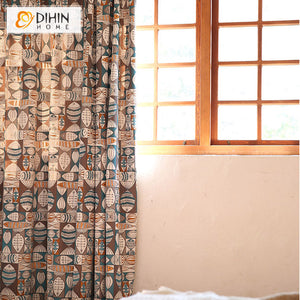 DIHIN HOME Cartoon Thick Fabric Fish Jacquard,Blackout Grommet Window Curtain for Living Room ,52x63-inch,1 Panel Roman Shades Curtains Window Blinds custom curtains blackout curtains curtains for living room sheer curtains curtain fabric linen curtains kitchen curtains velvet curtains pinch pleat curtains bay window curtains outdoor curtains pleated curtains floral curtains dining room curtains kitchen valances drapes for bedroom patio curtains nursery curtains grommet curtains