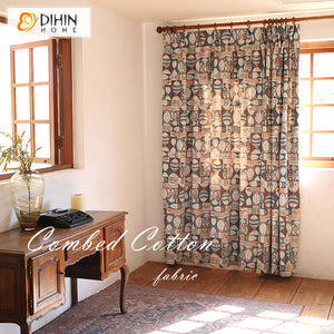 DIHIN HOME Cartoon Thick Fabric Fish Jacquard,Blackout Grommet Window Curtain for Living Room ,52x63-inch,1 Panel Roman Shades Curtains Window Blinds custom curtains blackout curtains curtains for living room sheer curtains curtain fabric linen curtains kitchen curtains velvet curtains pinch pleat curtains bay window curtains outdoor curtains pleated curtains floral curtains dining room curtains kitchen valances drapes for bedroom patio curtains nursery curtains grommet curtains