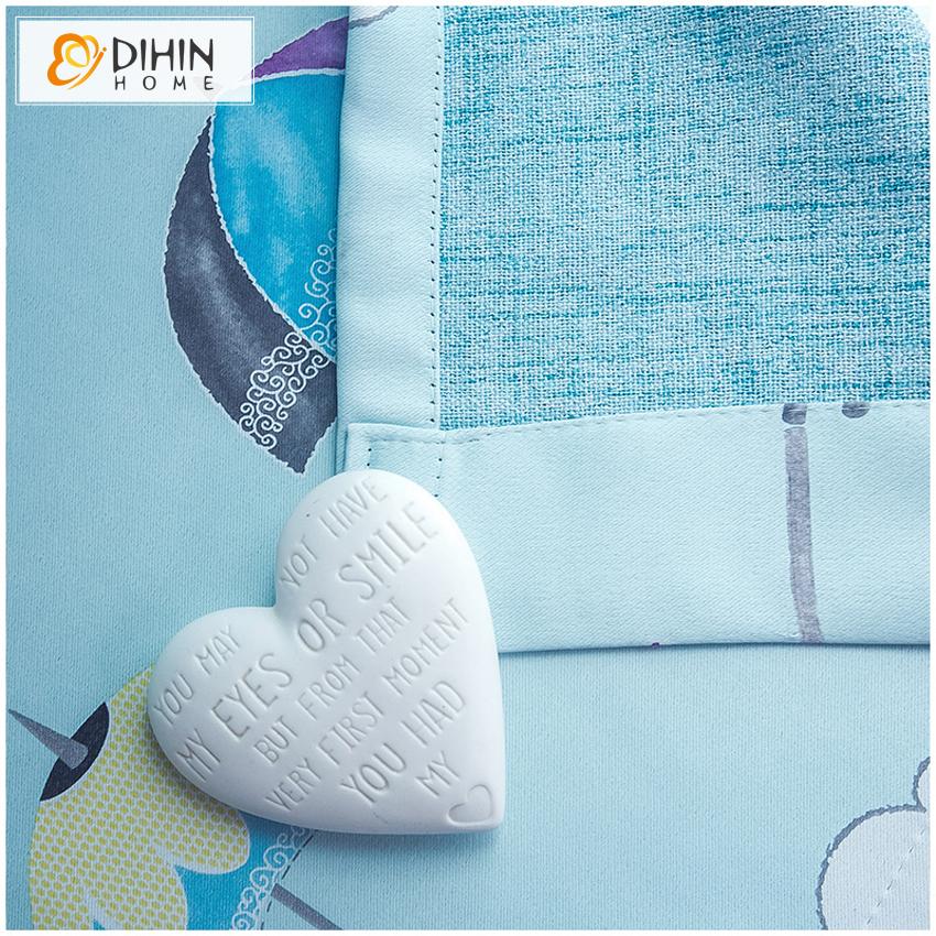 DIHIN HOME Cartoon Umbrella Printed,Blackout Grommet Window Curtain for Living Room ,52x63-inch,1 Panel Roman Shades Curtains Window Blinds custom curtains blackout curtains curtains for living room sheer curtains curtain fabric linen curtains kitchen curtains velvet curtains pinch pleat curtains bay window curtains outdoor curtains pleated curtains floral curtains dining room curtains kitchen valances drapes for bedroom patio curtains nursery curtains grommet curtains